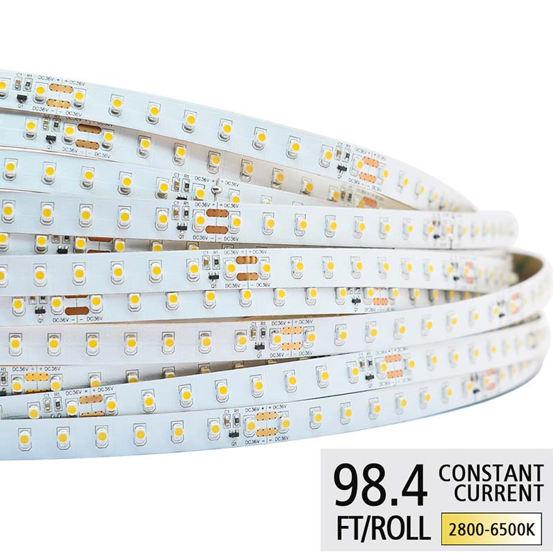 DC36V 3528SMD High CRI 95+ LED Light Strip - Ultra Long Constant Current White LED Lighting - 143Lumens/Ft DC36V 3528SMD High CRI 95+ LED Light Strip - Ultra Long Constant Current White LED Lighting - 143Lumens/Ft